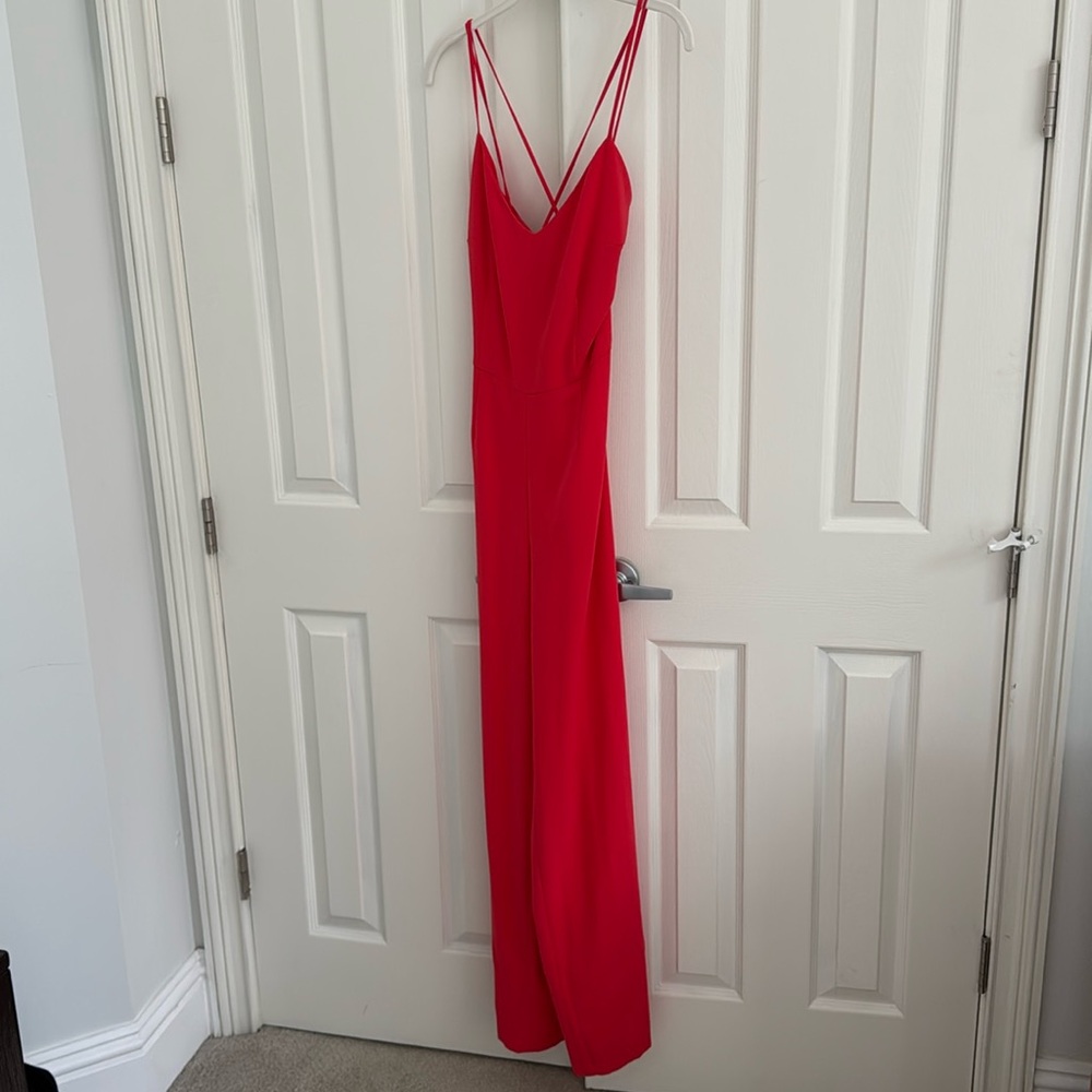 POLO Ralph Lauren Red Strappy Jumpsuit